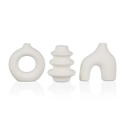 Set of 3 Decorative Table Vases