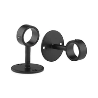Black Ceiling Brackets 22/25 mm