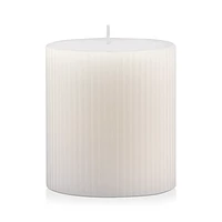 Short Ribbed Candle