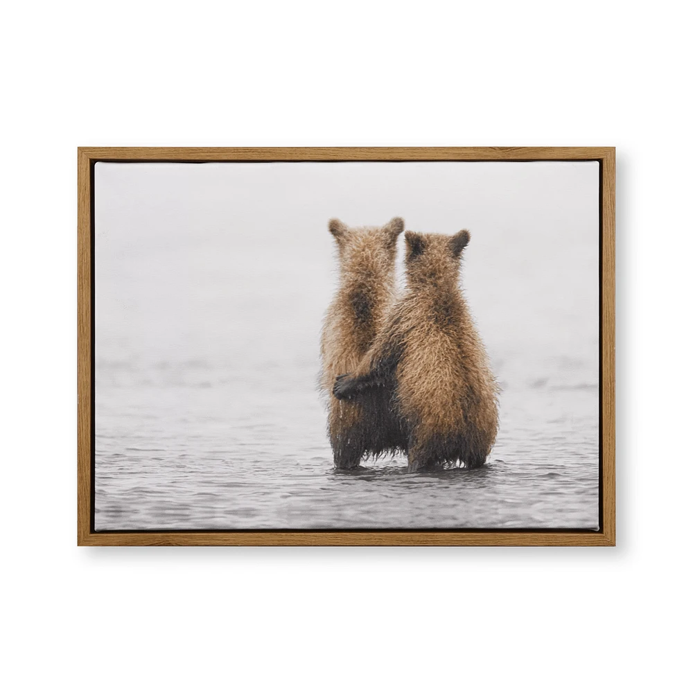 Friendly Cubs Printed Framed Art