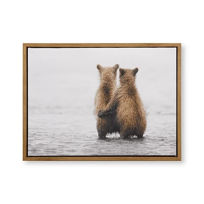 Friendly Cubs Printed Framed Art