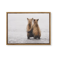 Friendly Cubs Printed Framed Art