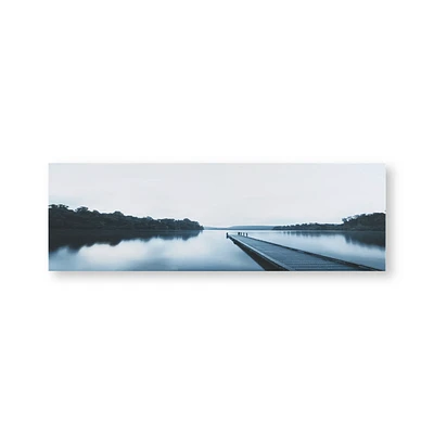 Long Dock View Printed Canvas