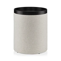 Side Table Ottoman with Tray Top