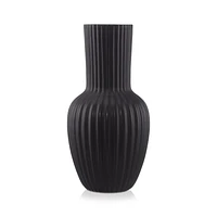 Ribbed Ceramic Table Vase