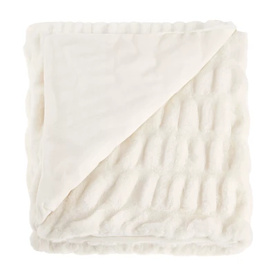 Rushed Plush Throw