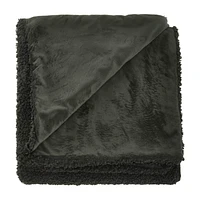 Green Doodle Boucle Throw
