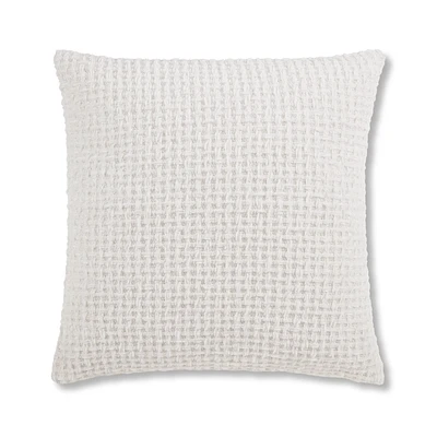 Off White Basc Chenille Decorative Pillow
