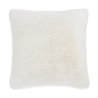 Maddox Faux Fur Oversized Throw Pillow
