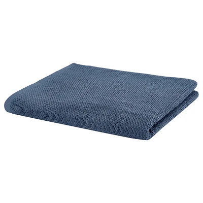 Blue Textured Bath Towel