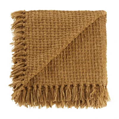 Basic Chenille Knit Throw