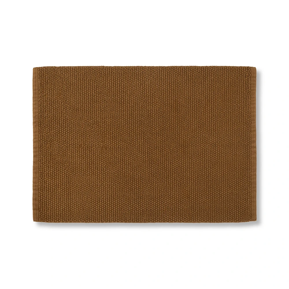 Cognac Loops Bath Mat