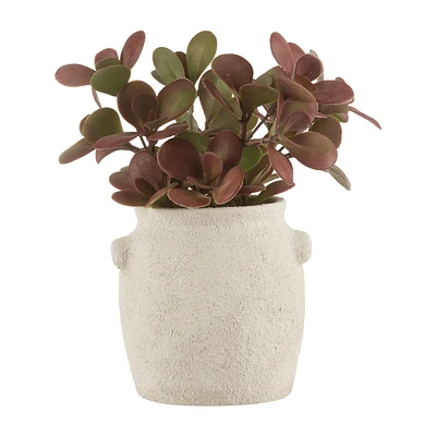 Faux Plant in Ceramic Pot