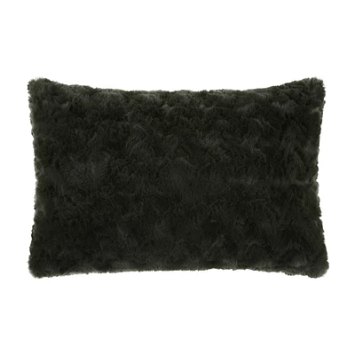 Sheep Faux Fur Decorative Lumbar Pillow