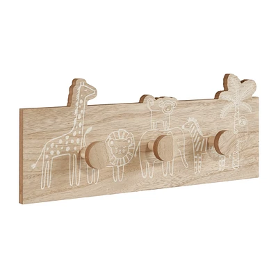 Animal Theme 3 Wall Hooks