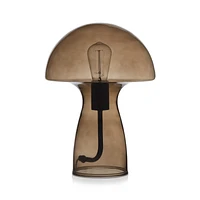 Glass Mushroom Table Lamp
