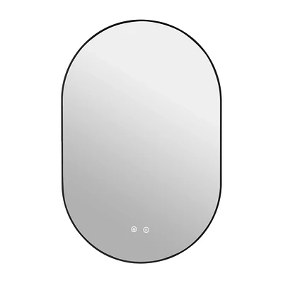 Oval LED Light Up Mirror