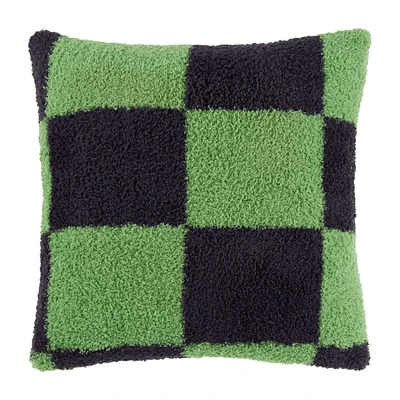 Damo Soft Checkered Throw Pillow
