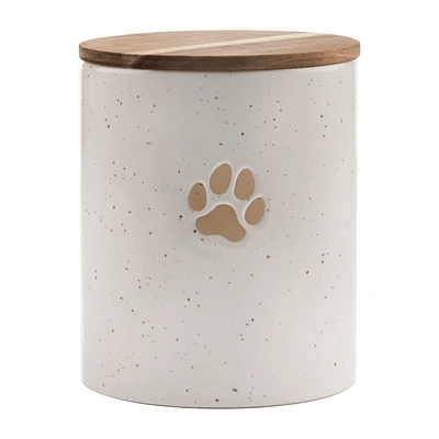 Speckled Ceramic Dog Cookie Jar