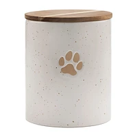 Speckled Ceramic Dog Cookie Jar