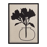 Bouquet of Black Flowers Framed Art