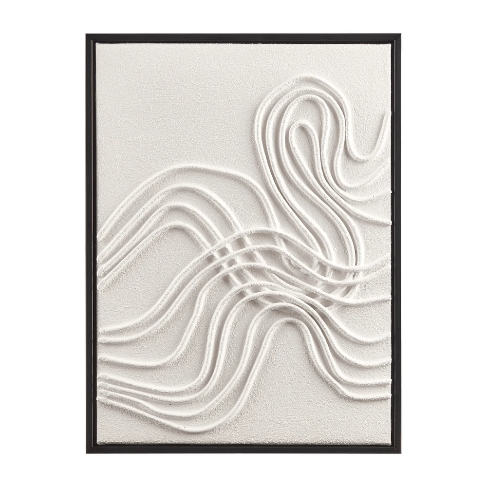 3D Tangled Lines Abstract Art