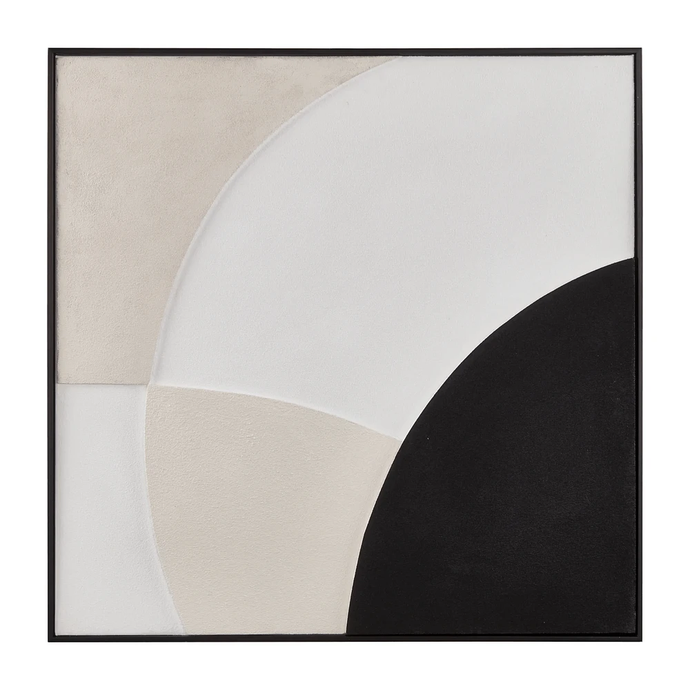 Abstract Circles Framed Art