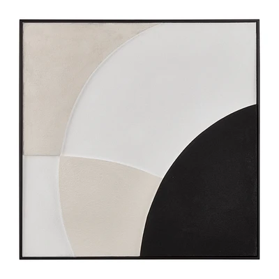 Abstract Circles Framed Art