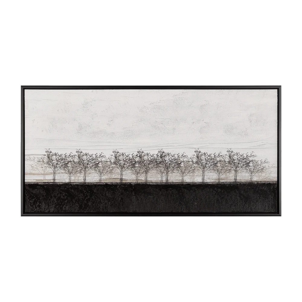 Black and White Landscape Framed Art
