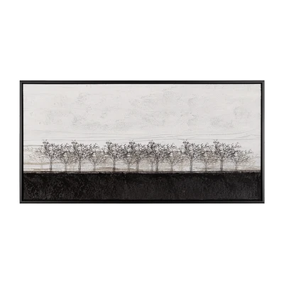 Black and White Landscape Framed Art
