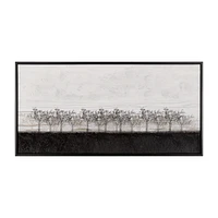 Black and White Landscape Framed Art