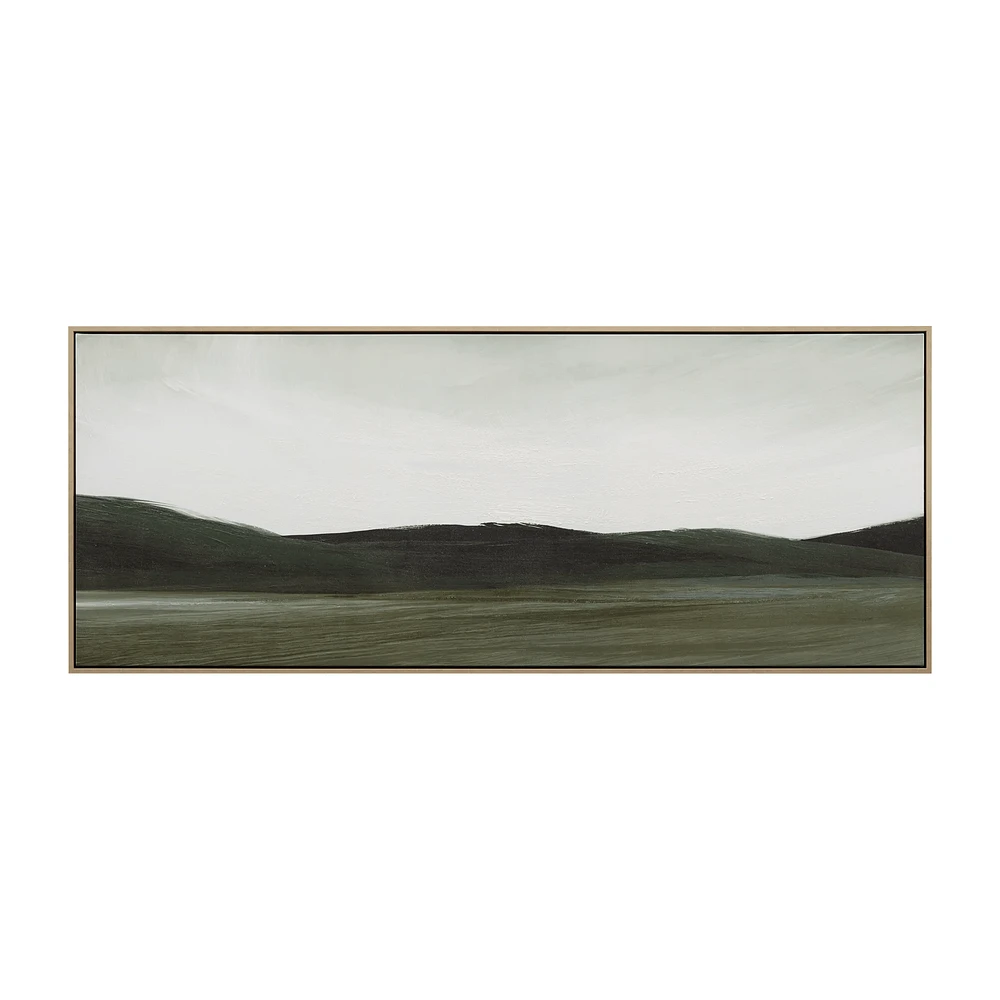 Green Mountains Framed Art