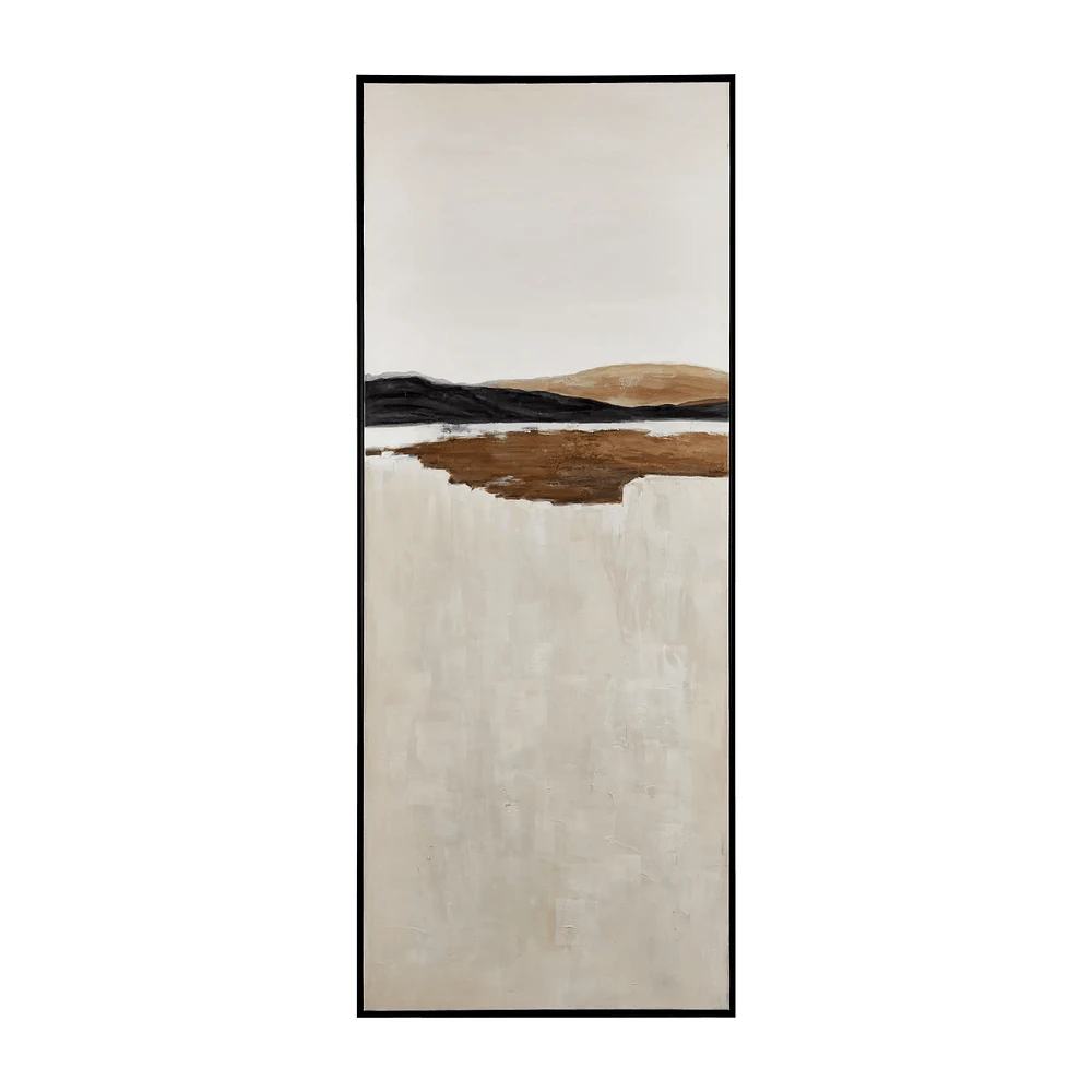 Horizon Abstract Framed Art