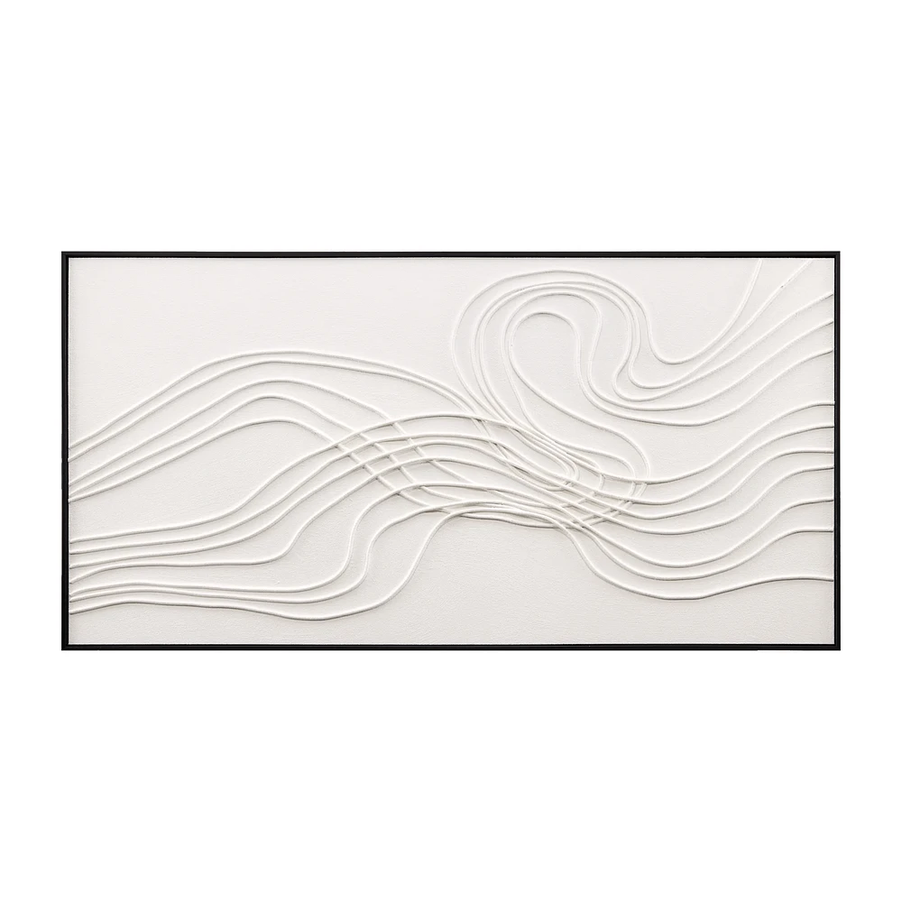 Tangled Lines Abstract Framed Art