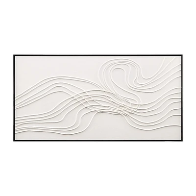 Tangled Lines Abstract Framed Art