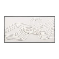 Tangled Lines Abstract Framed Art