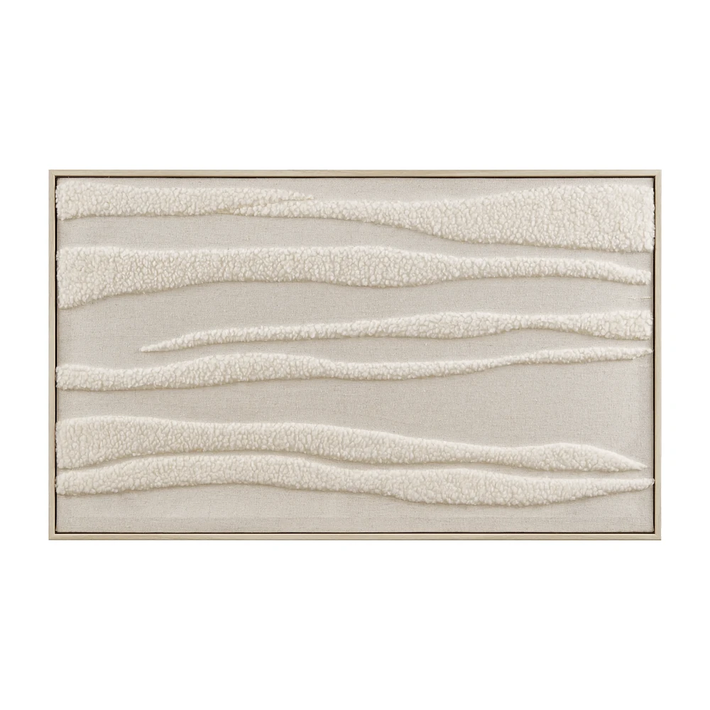 Abstract art with textured lines in 3D