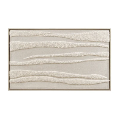 Abstract art with textured lines in 3D