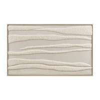 Abstract art with textured lines in 3D