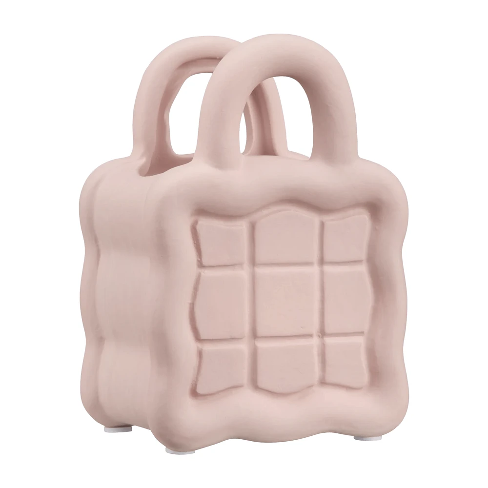 Pink Ceramic Purse