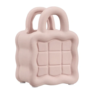 Pink Ceramic Purse