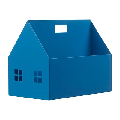 House-shaped metal basket