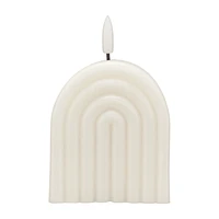 Rainbow-shaped LED candle