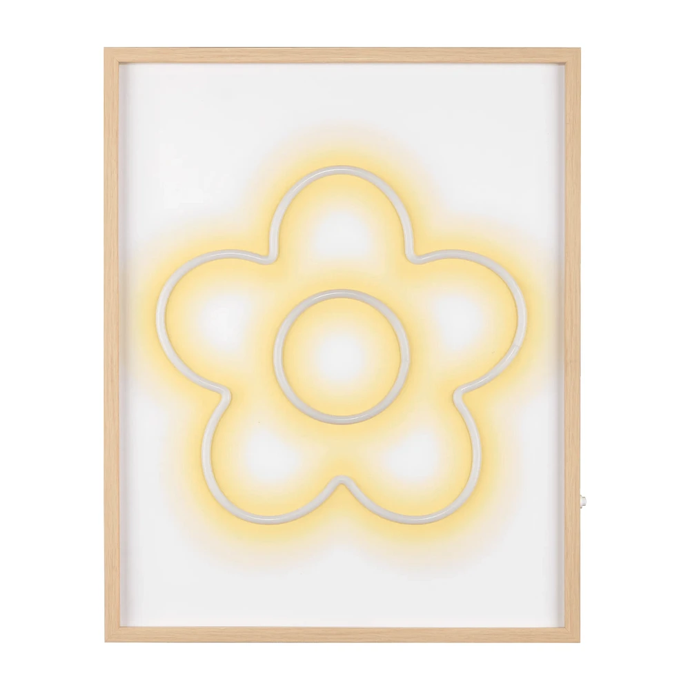 Floral LED Neon Wall Decoration