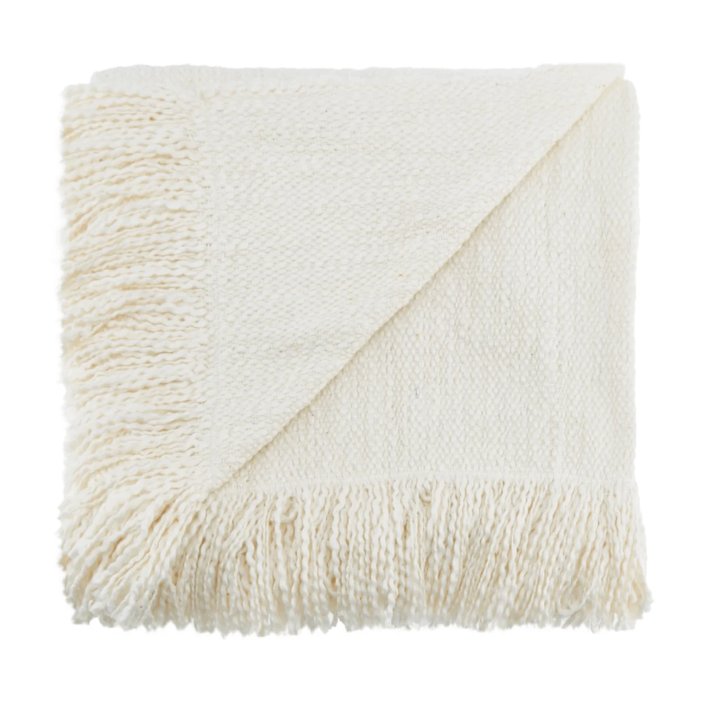 Off White Mabel Throw