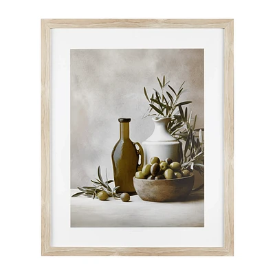 Olives and Vases Framed Art