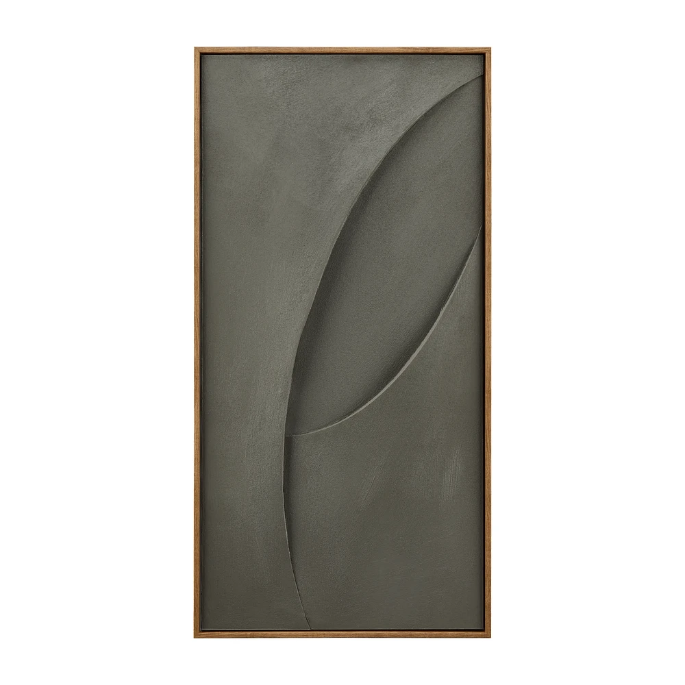 Green Abstract Framed Art