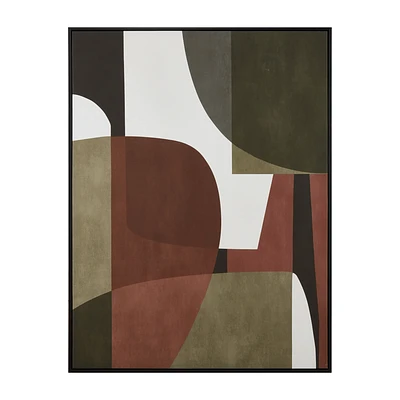 Abstract Multi Block Framed Art
