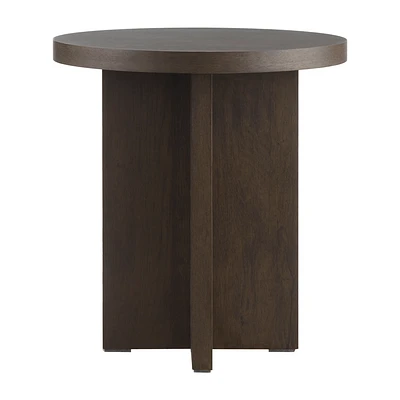 Wooden Round Side Table