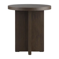 Wooden Round Side Table